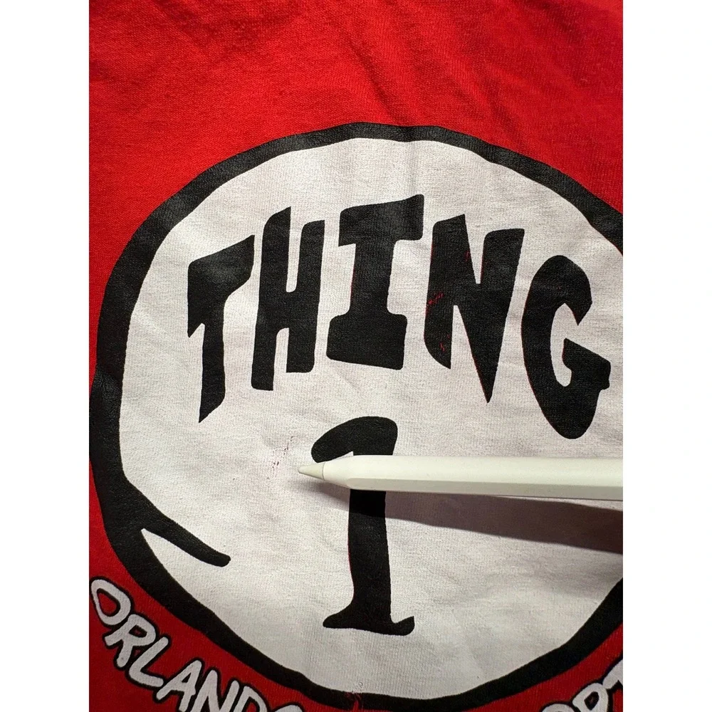 Dr Seuss Thing 1 Shirt Childrens Place Jeans Set Red Blue Boys Size 4T XS - Picture 15 of 16